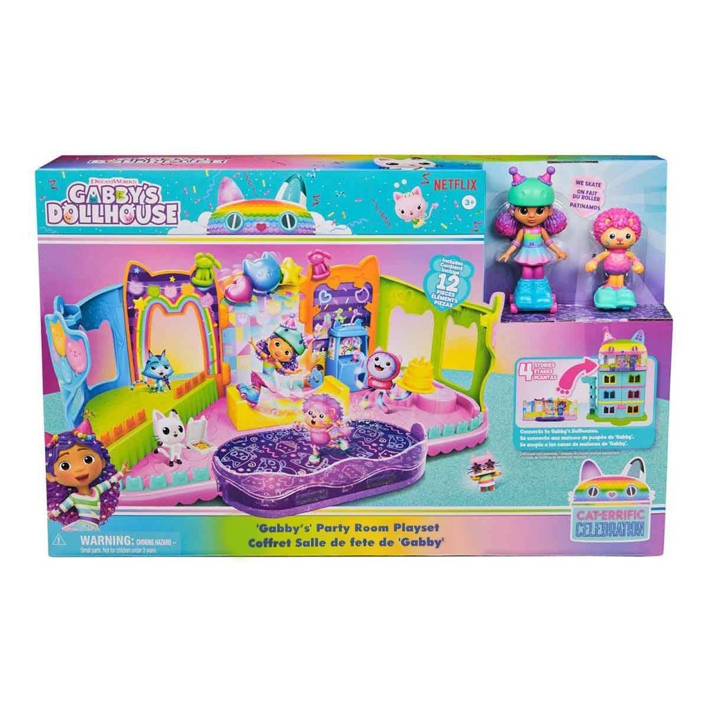 Playset Sala de Festas Celebração - Gabby's Dollhouse em Oferta na Shopee