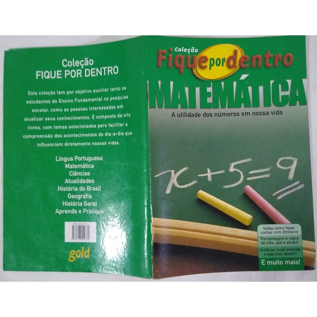 Matemática A Utilidade dos Números em Nossa Vida autor Oliveira, Elvira de