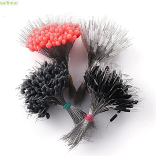 Seifininier Pesca Bobber Red 300pcs/Pack Rubber Stopper Oval Flutuador De Cilíndrico Transparente em Oferta na Shopee