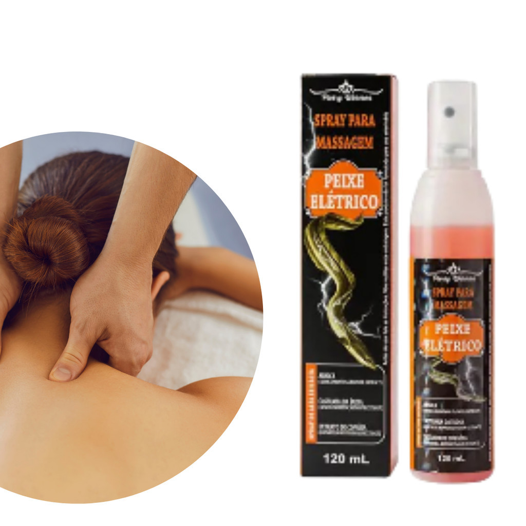 Spray para massagem PEIXE ELÉTRICO – 120ml