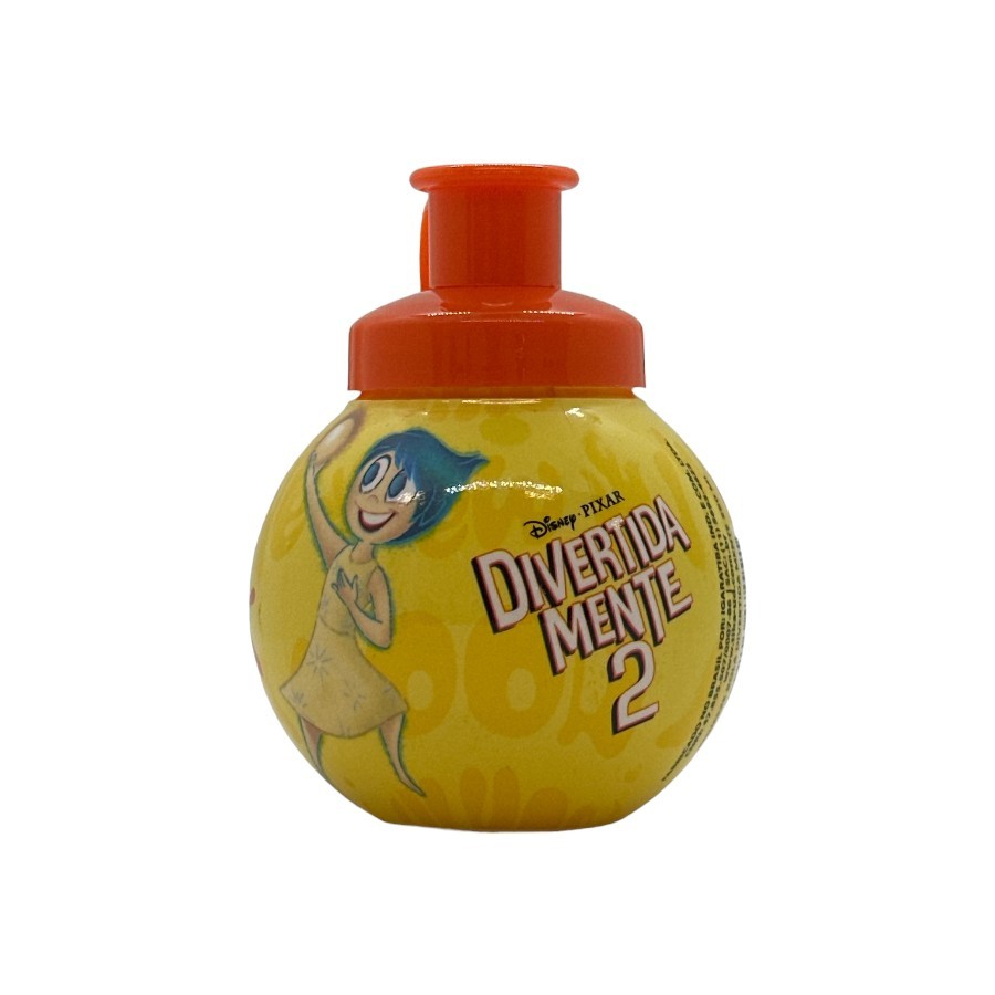Garrafa Squeeze Bola Divertidamente - Amarela - 250ml - 1 unidade - Rizzo - Home & Living