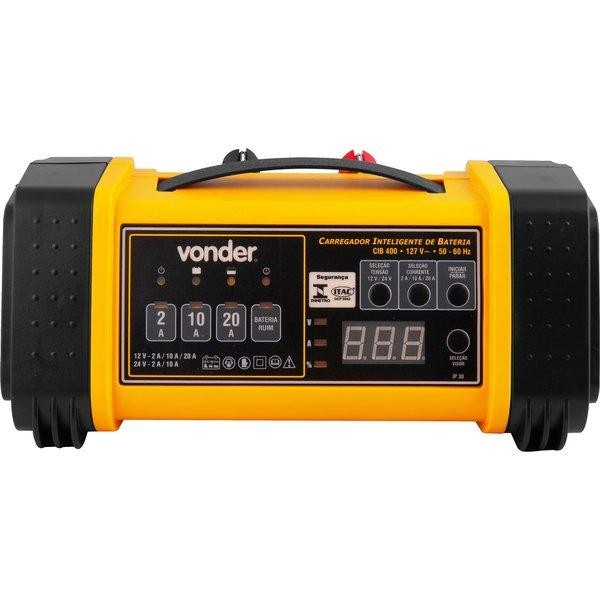 Carregador Inteligente de Bateria 220 V Cib 400 Vonder em Oferta na Shopee
