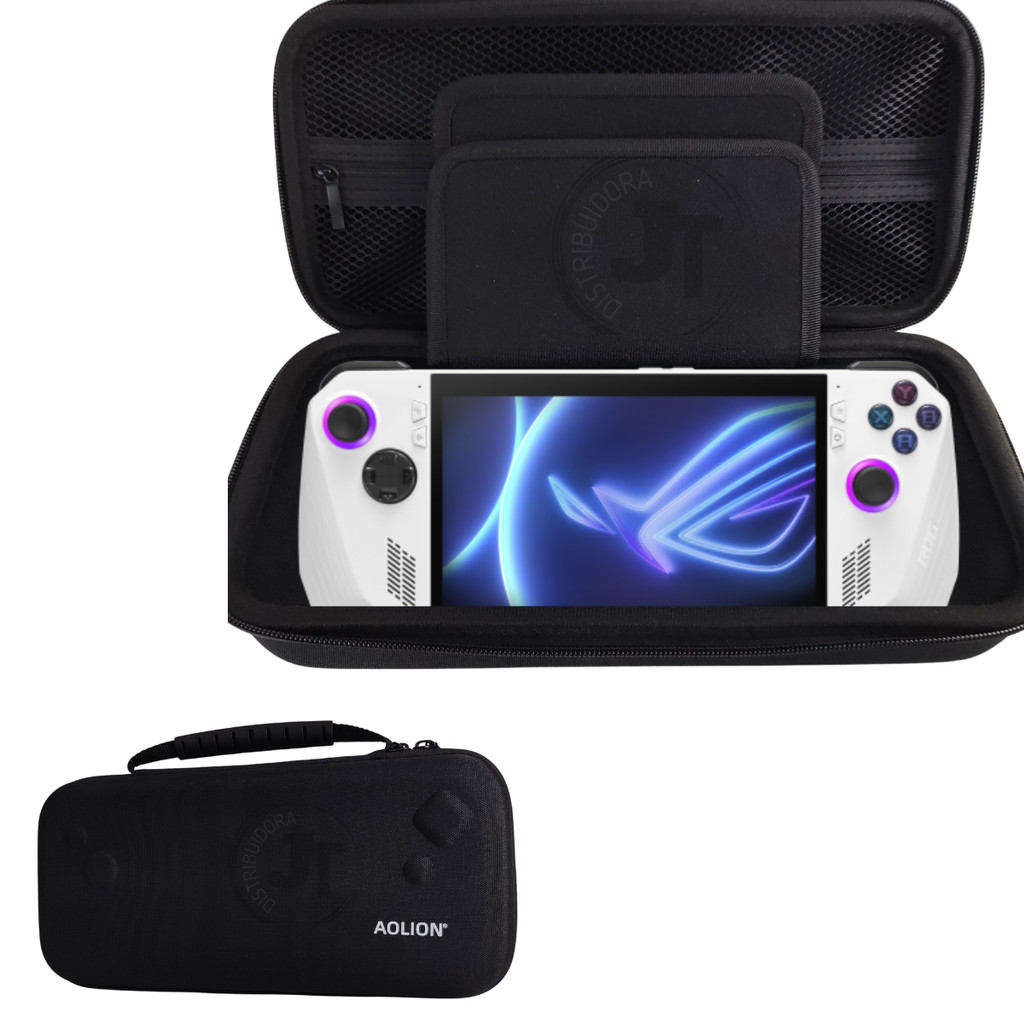 Bolsa Case Rígida Premium Para Asus Rog Ally Dura Protetora Capa Mala Maleta Portátil Bag Console