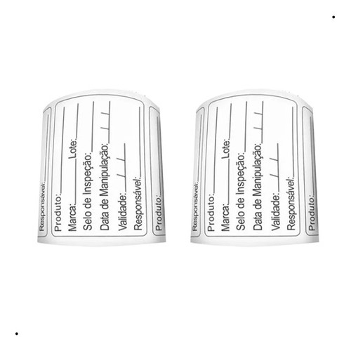 Etiqueta Prazo Validade - 60x40 - Bopp - 5 Linhas - Milheiro