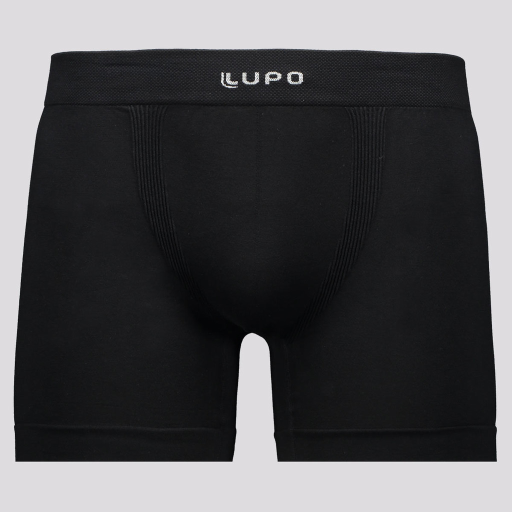 Cueca Boxer Lupo Fiber Man Preta e Branca em Oferta na Shopee