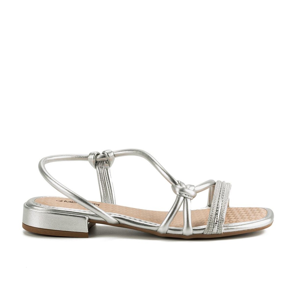 Sandália Mississipi de Salto Baixo Metalizada MB942 em Oferta na Shopee