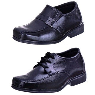 Kit 2 Pares Sapato Social Infantil Masculino Oferta