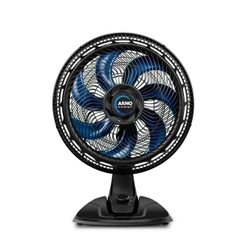 Ventilador De Mesa Arno 40cm VE70 X-Treme7 Preto E Azul Escuro 220V