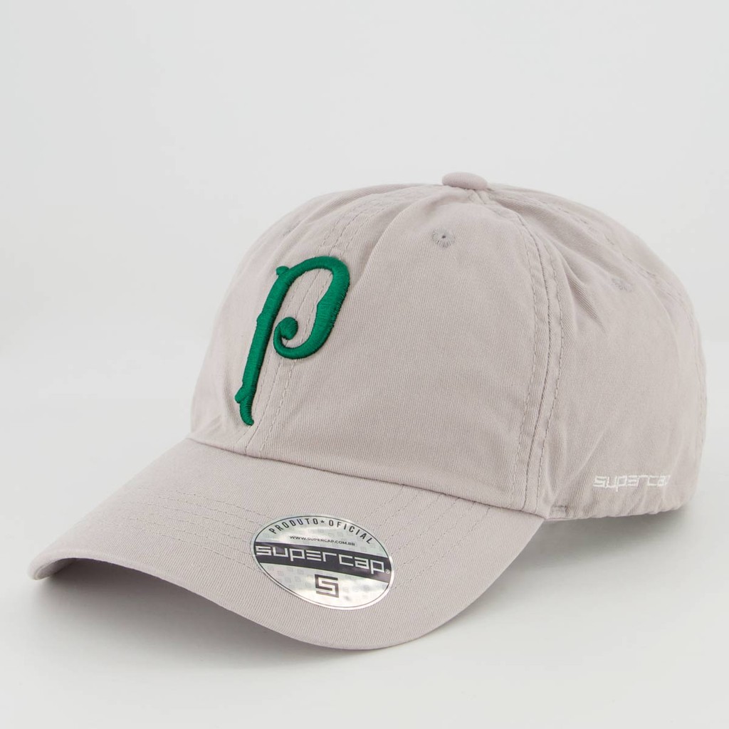 Boné Palmeiras Logo Cinza em Oferta na Shopee