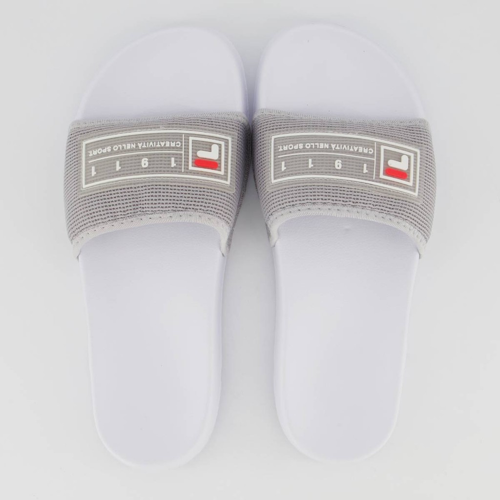 Chinelo Fila Drifter Mesh Feminino Branco e Prata em Oferta na Shopee