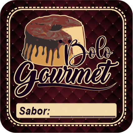50 100 150 200 UNIDADES ADESIVO ETIQUETA TAG EMBALAGEM QUADRADO 3,5CMX3,5CM BOLO CASEIRO GOURMET  MODELO 1 A PROVA DE AGUA  AUTO ADESIVA UNIDADES PARA EMBAGENS CAIXAS SAQUINHO PAPEL TERMICO POTES E POTES DE GELADEIRA