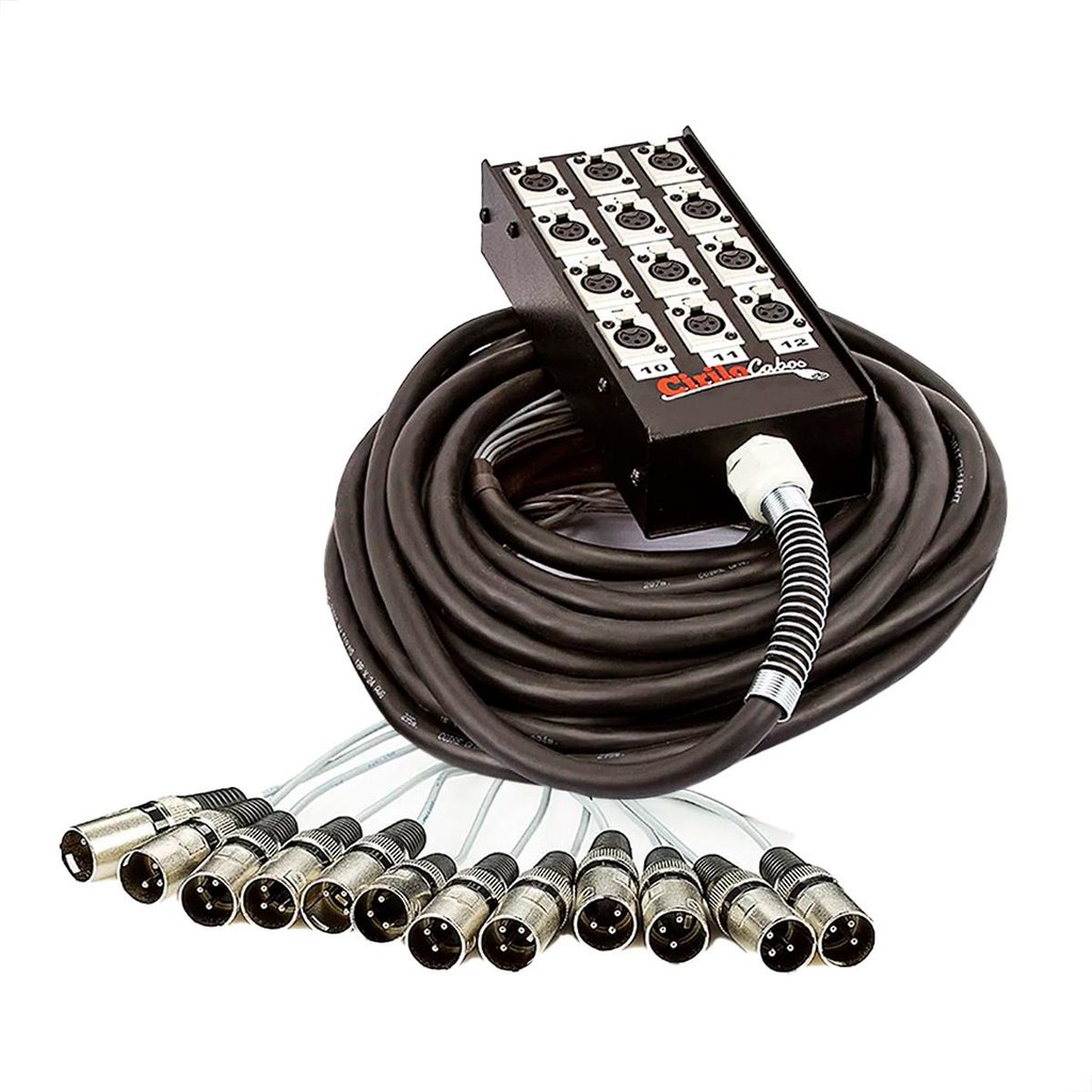 Medusa Som 12 Vias Com Plugs Cirilo Cabos 15m Frete Gratis em Oferta na Shopee