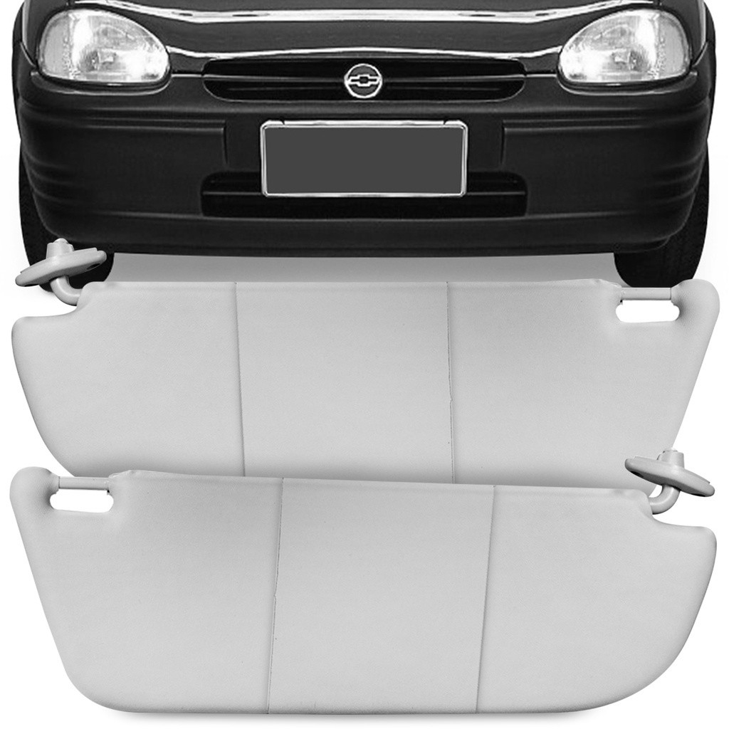 Quebra Tapa Sol Corsa 1994 A 2002 Cinza Sem Espelho em Oferta na Shopee