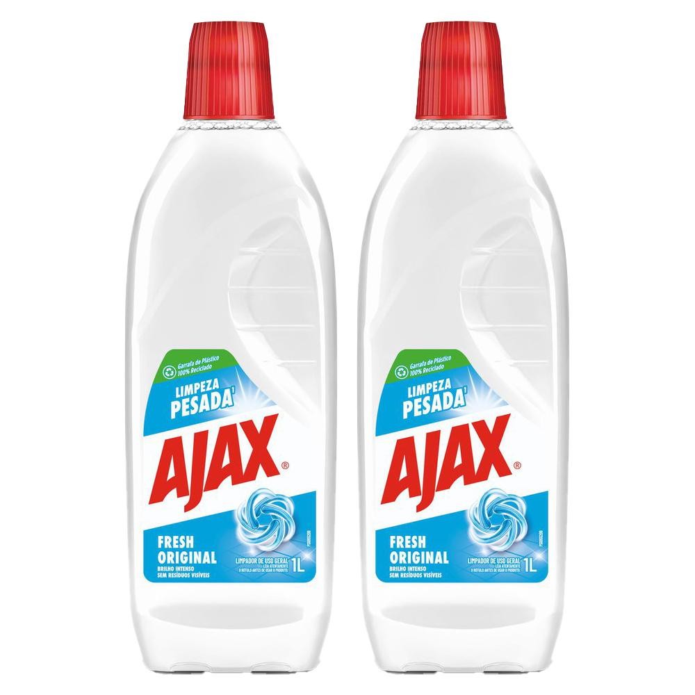 Kit com 2 Limpador Diluível Ajax Fresh 1L Cada - Home & Living