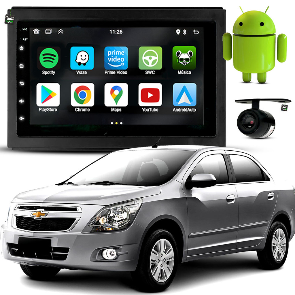 Kit Central Multimidia Android 7 Pol Cobalt 2011 2012 2013 2014 2015 em Oferta na Shopee