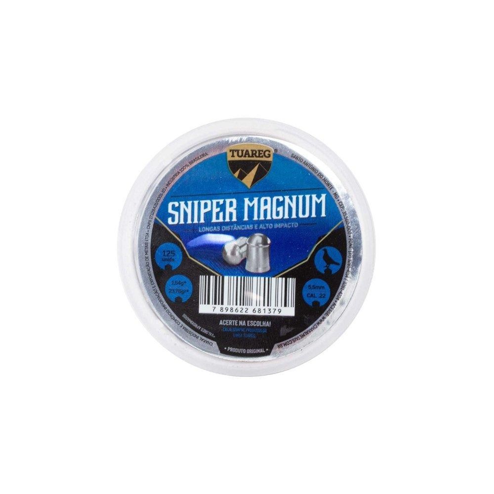 Chumbinho Pressão Sniper Magnum 5,5mm 125und Tuareg Chakal - Sports & Outdoors