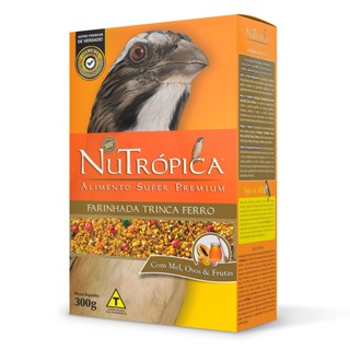 Ração Para Trinca Ferro Nutrópica Farinhada Mel E Ovos 300g Alimento Super Premium em Oferta na Shopee