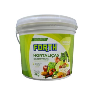 Fertilizante Mineral Misto Forth Hortaliças Concentrado 3kg em Oferta na Shopee