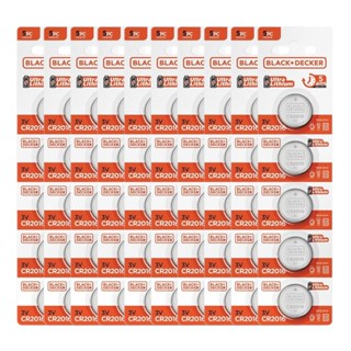 Kit 50 Baterias Moeda CR2016 3V Blister Relógio Black+Decker em Oferta na Shopee