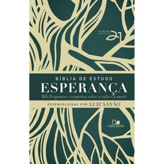 Bíblia de Estudo Esperança | A21 | 365 Perguntas e Respostas Sobre a Vida e a Morte | Árvore em Oferta na Shopee