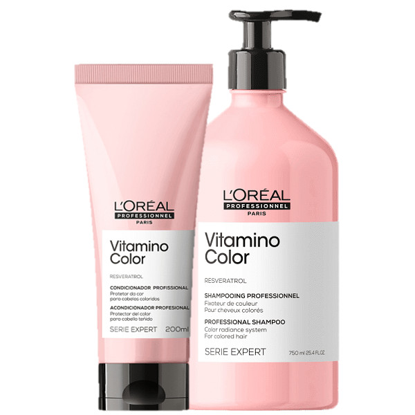 Kit L'Oréal Professionnel Serie Expert Vitamino Color Duo (2 produtos) em Oferta na Shopee