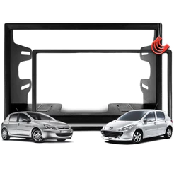 Moldura Painel 2 Din Central Multimidia Dvd Mp5 Padrão Chinês - Peugeot 307 Hatch Sedan Sw Perua Cc