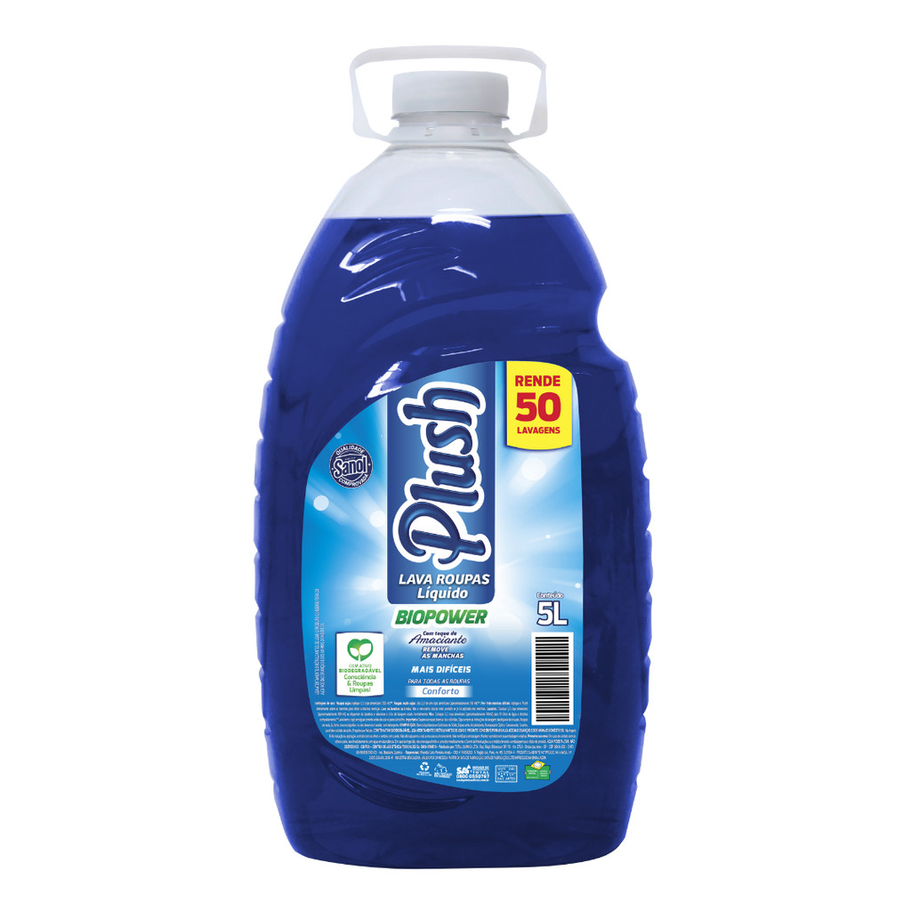 LAVA ROUPAS LIQ BIOPOWER CONFORTO PLUSH 5L
