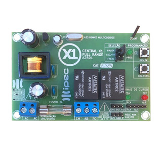 Central Placa Motor Basculante Deslizante Universal X1 Full Range 433mhz em Oferta na Shopee