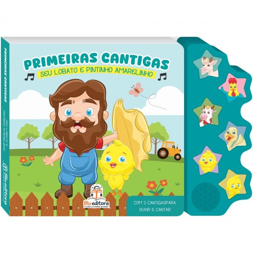Livro Primeiras cantigas: Seu lobato e pintinho amarelinho Blu Crianças Filhos