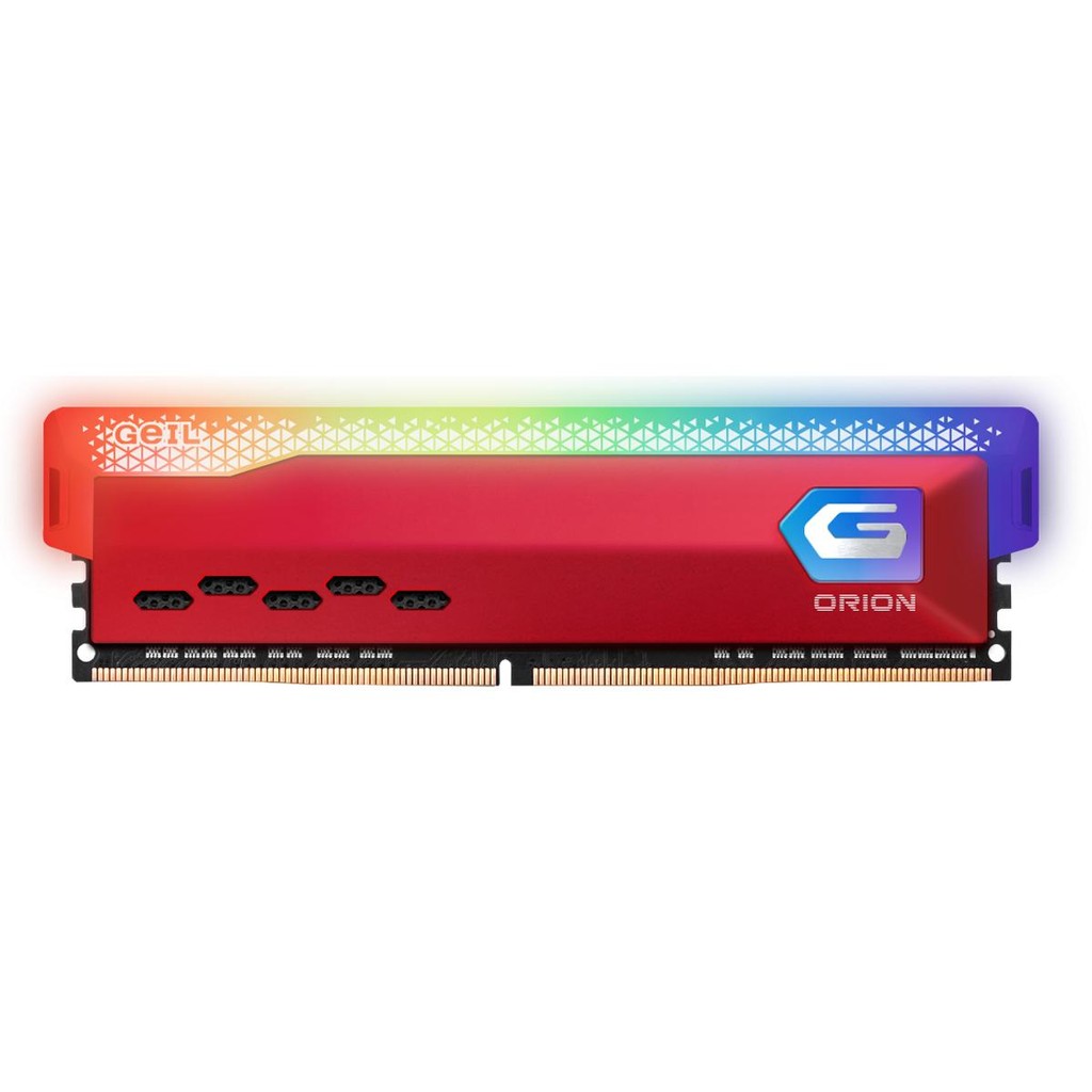 Memória DDR4 Geil Orion RGB, Edição AMD, 8GB, 3600MHz, Red, GAOSR48GB3600C18BSC