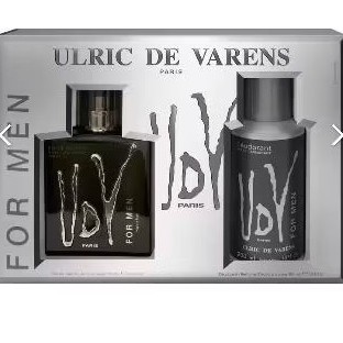 ULRIC DE VARENS KIT UDV FOR MEN EAU DE TOILETTE 100ML + DEODORANT 200ML MASCULINO
 em Oferta na Shopee
