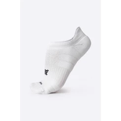 Meia Curta para Corrida HUPI Running Pro Invisível Branco LT