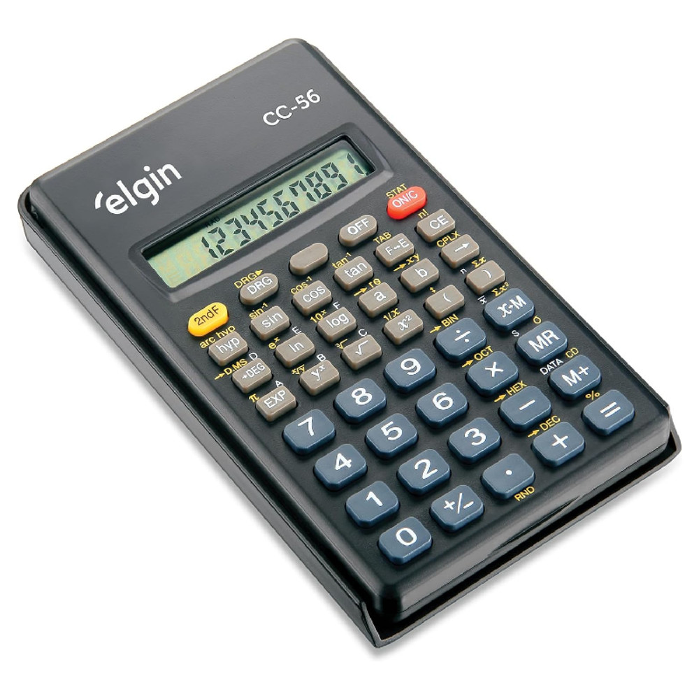 CALCULADORA ELGIN CC56 CIENTIFICA 56 FUNÇÕES 10 DIGITOS