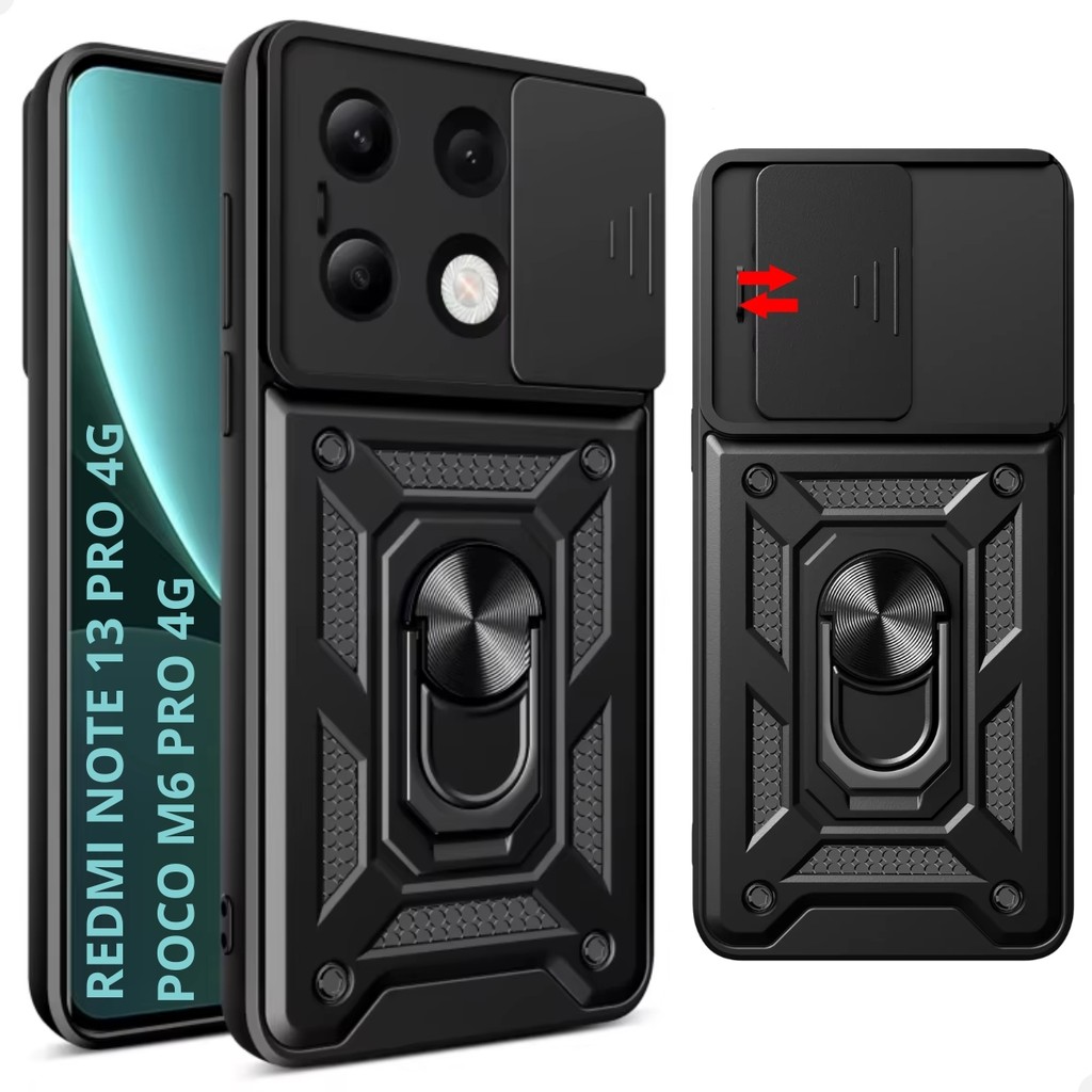 Capa Capinha Case Anti impacto para Xiaomi Redmi Note 13 Pro 4g / Poco M6 Pro 4g
