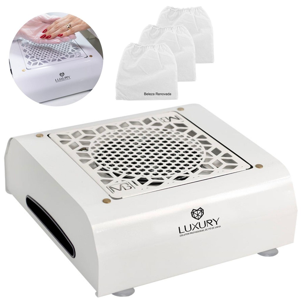 Coletor Aspirador De Pó Unhas Gel Acrigel Nail Grade em Oferta na Shopee