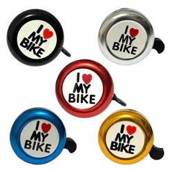 Campainha Sino Bike NIPARTE Buzina de Alumínio I Love My Bike Trim Trim Para Bicicleta