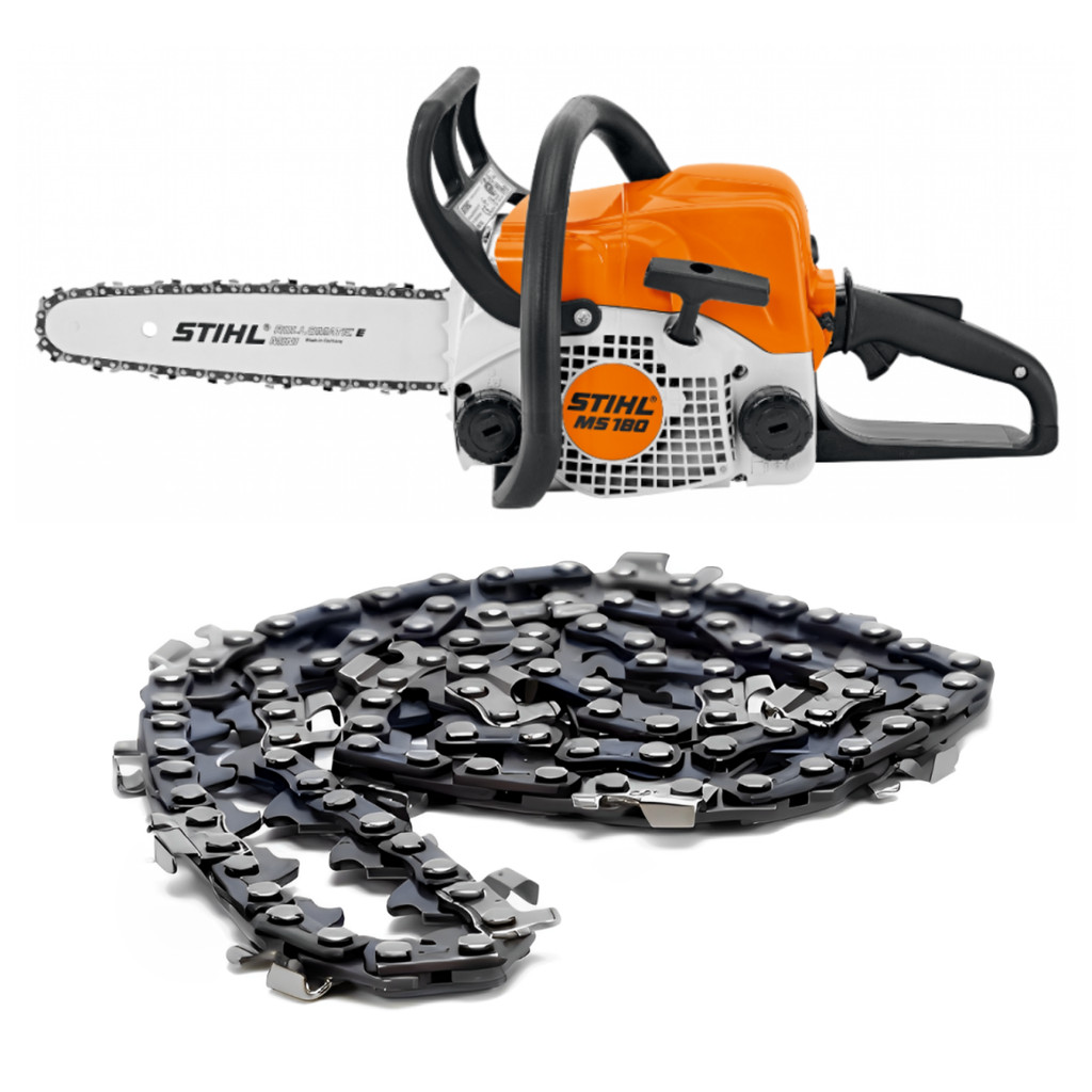 Corrente p/ Motosserra Stihl Ms 180 Sabre 35cm 1,1mm 3/8 25 dentes em Oferta na Shopee