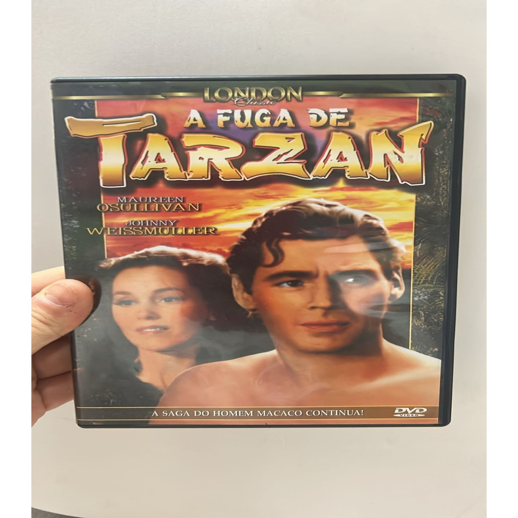 DVD A Fuga de Tarzan (1936) editora Richard Thorpe...