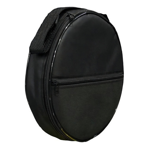 Soundbags Capa Luxo Pandeiro 10 Com Bolso Lateral Cor Preto