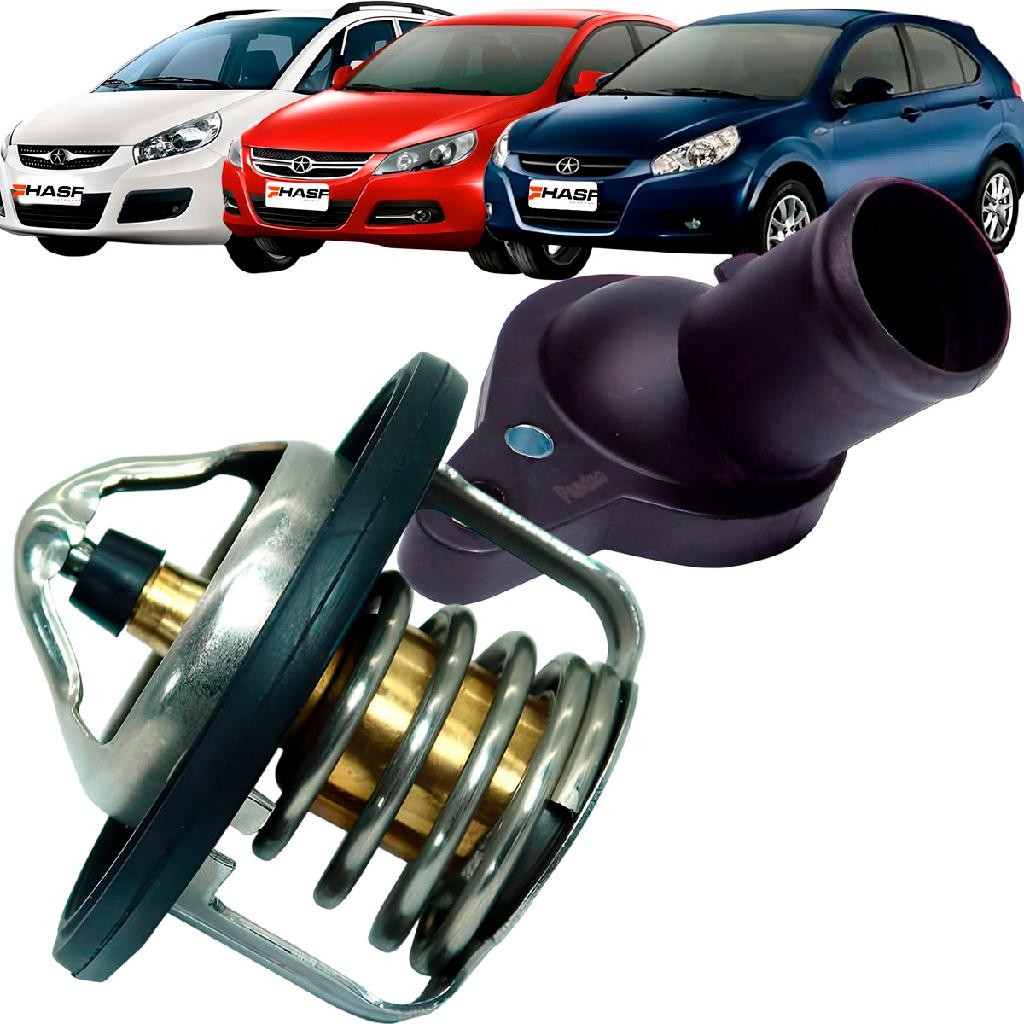 Carcaça + Válvula Termostática Jac Motors J2 J3 J5 J6 1.4 1.5 2.0 16V 2011 2012 2013 2014 2015 2016