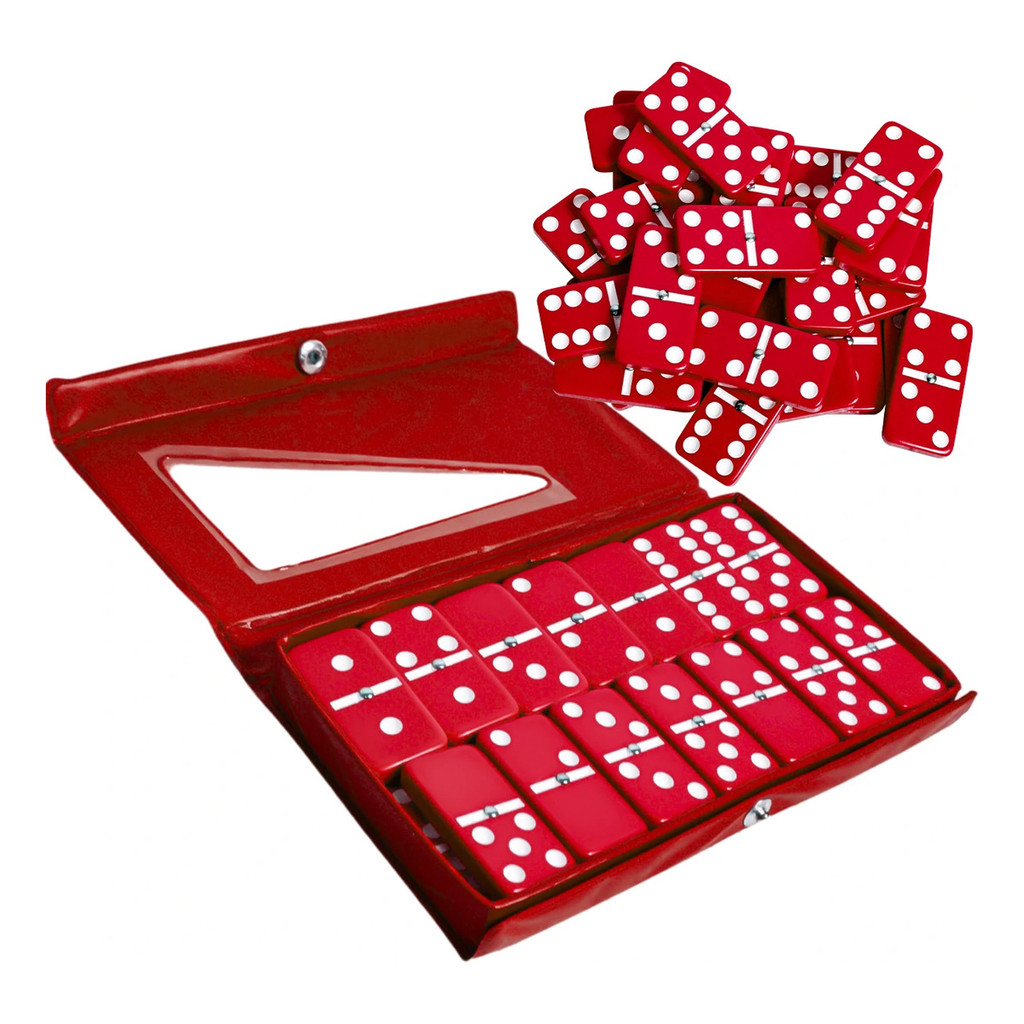 Jogo Dominó Profissional Melamina Alta Resistência Completo