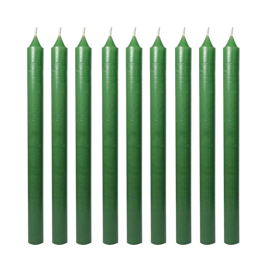 9 Velas Verde Oxóssi Vela Palito Oxóssi Verde Umbanda