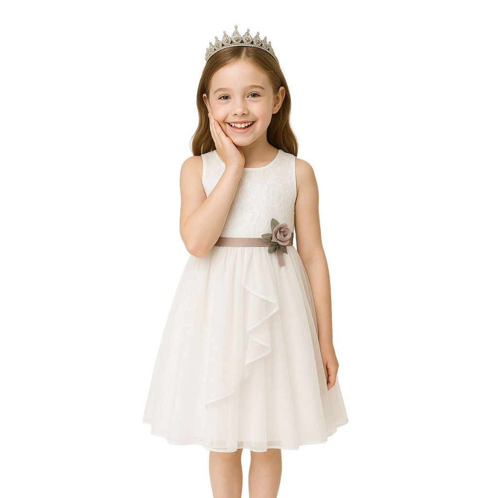 Vestido Infantil Festa Batizado Bebes Casamento Aniversário Verde Rosa Branco em Oferta na Shopee