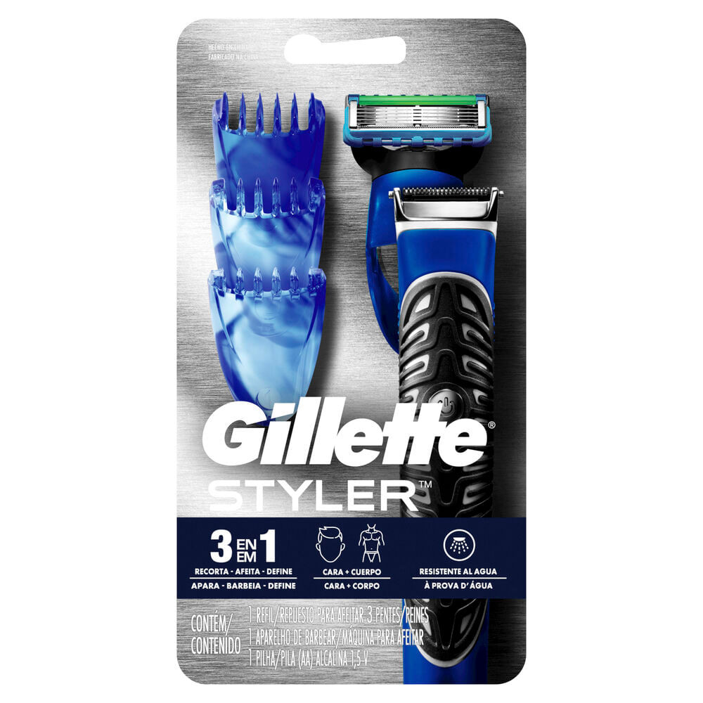 Barbeador Elétrico Gillette Styler 3 em 1 - Beauty