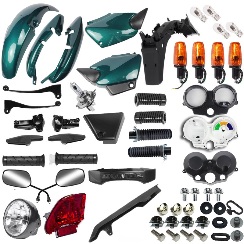 Carenagem Rabeta Paralama Traseiro Cg Titan 125 2002 2003 Verde em Oferta na Shopee