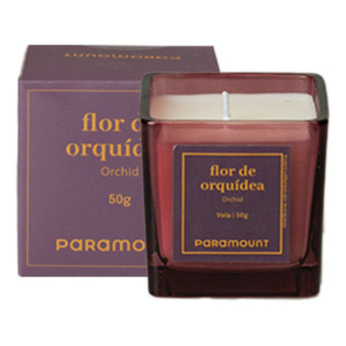 Vela Aromática Perfumada Presente Decorativa Flor De Orquide
