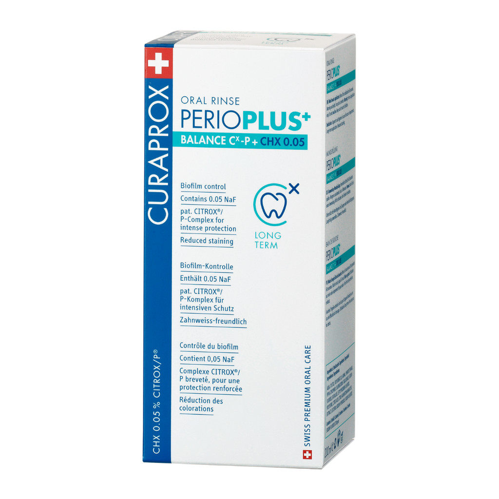 Perio Plus Balance CHX 0.05 Curaprox Enxaguante Bucal 200ml