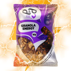 Granola Gourmet P&P Energy 1kg Sem Açúcar com Açaí Guaraná Castanha e Banana