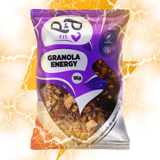 Granola Gourmet P&P Energy 1kg Sem Açúcar com Açaí Guaraná Castanha e Banana em Oferta na Shopee