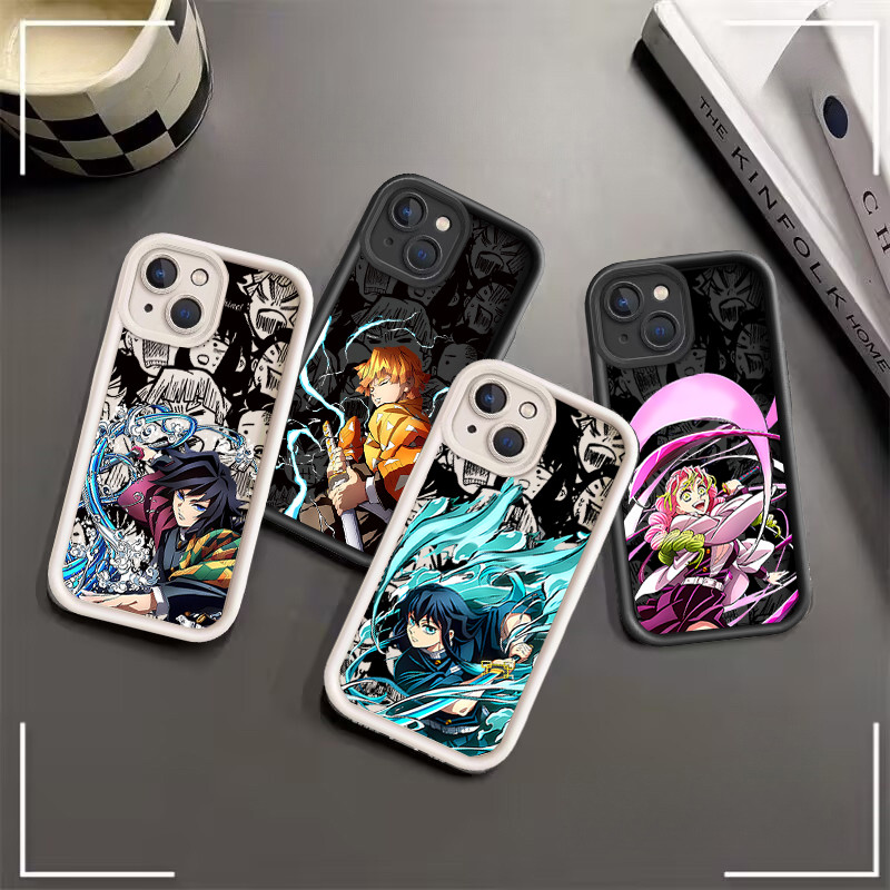 Capa De Telefone Demon Slayer Anime Para Iphone 11 Pro Max XR XS 7 8 6 6S Plus 11PRO 6Plus 7Plus 8Plus 8 + 7 + Celular D